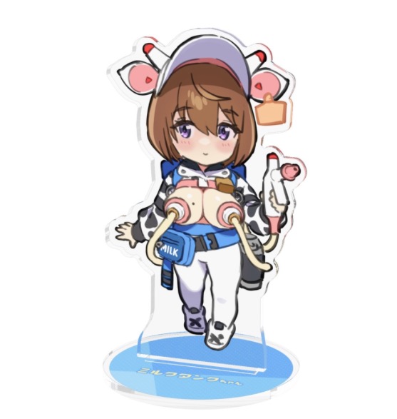 ミルクタンクちゃん アクリルフィギュア 100m × 100m

自分用にPixiv factoryで作ったけど
折角なのでBOOTHで頼めるようにしようと思います
(タペストリーと一緒に公開すると思う!) 