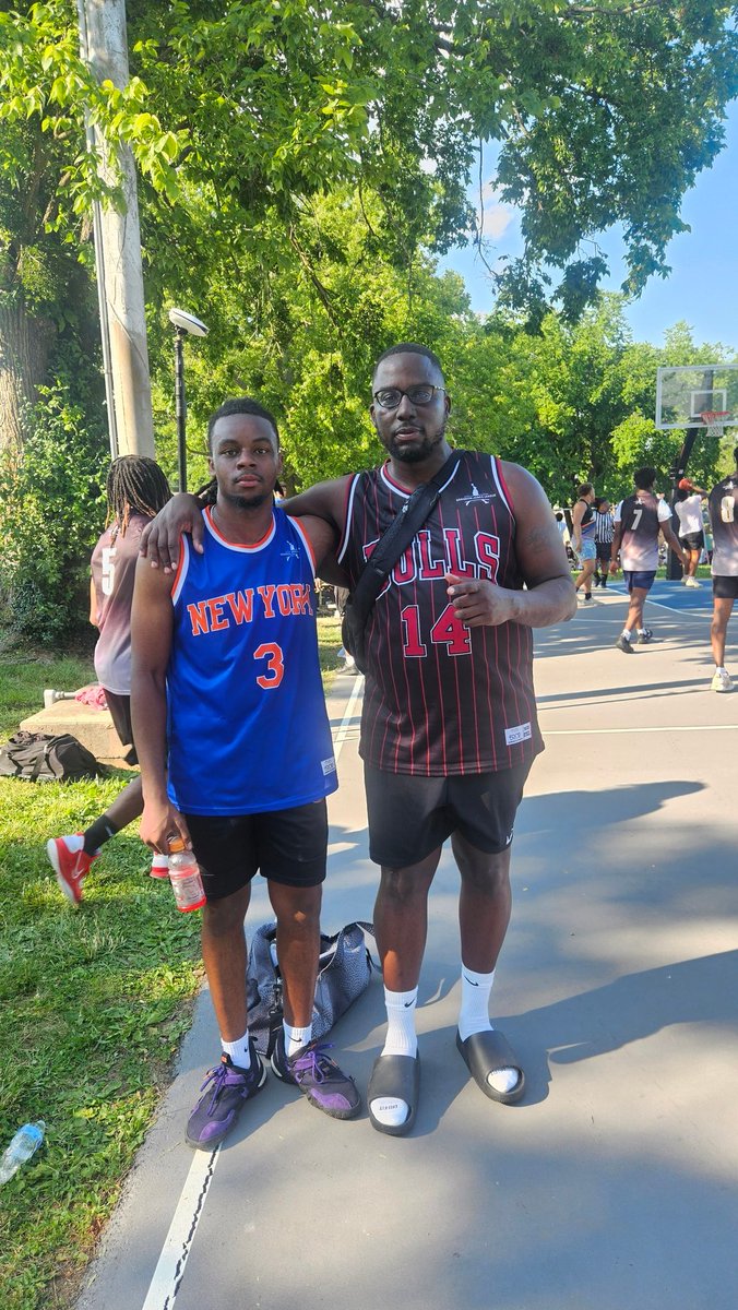 Came out of retirement to play against one of #wincity young basketball stars <a href="/HamptonReshaun/">Reshaun Hampton</a>.  You have a bright future champ.   Go  be great in college! #hometeam #wincity  #passthetorch
