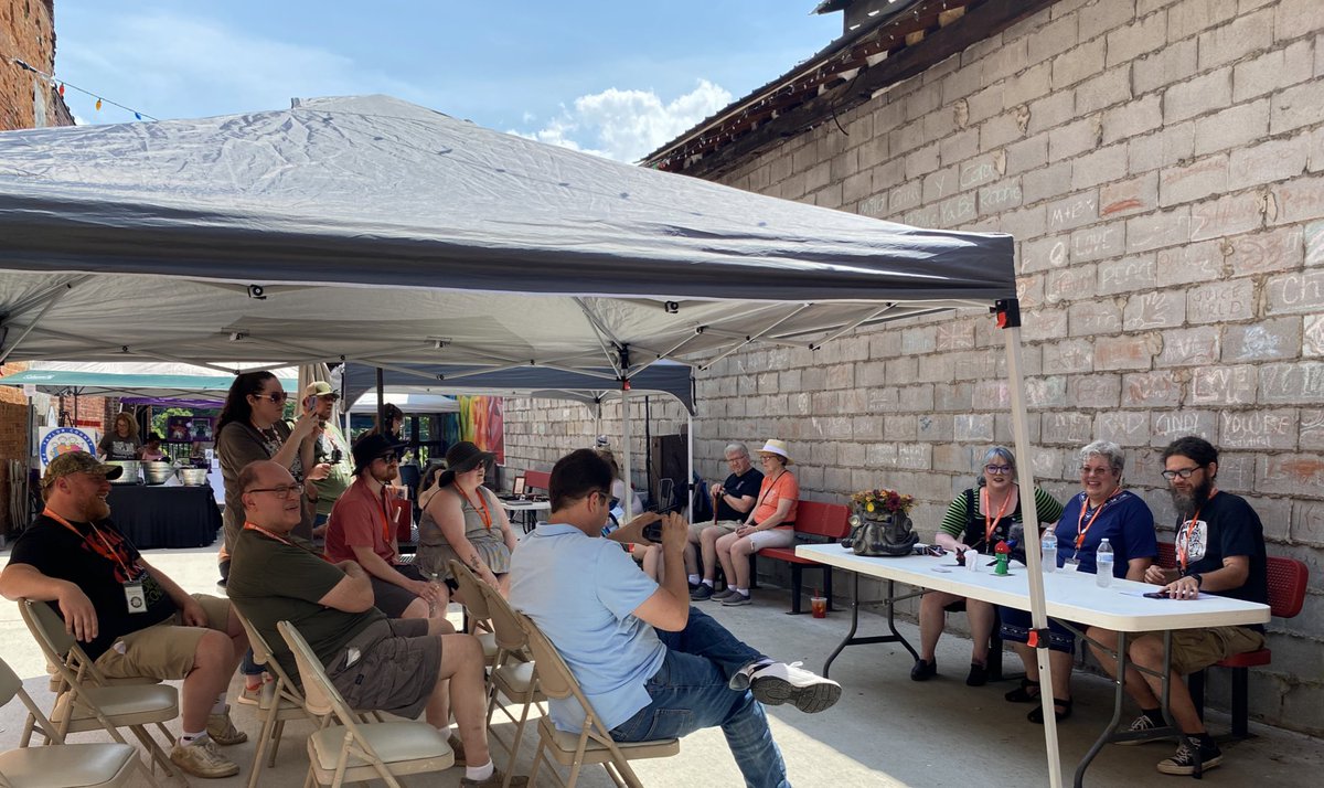 MainCorpsePod's tweet image. Our crew of Creeps had so much fun this weekend as guests at the first ever Grafton Monster Festival. We had the privilege of interviewing Kathleen Cockrell Arbuthnot and the live recording will go up in July!