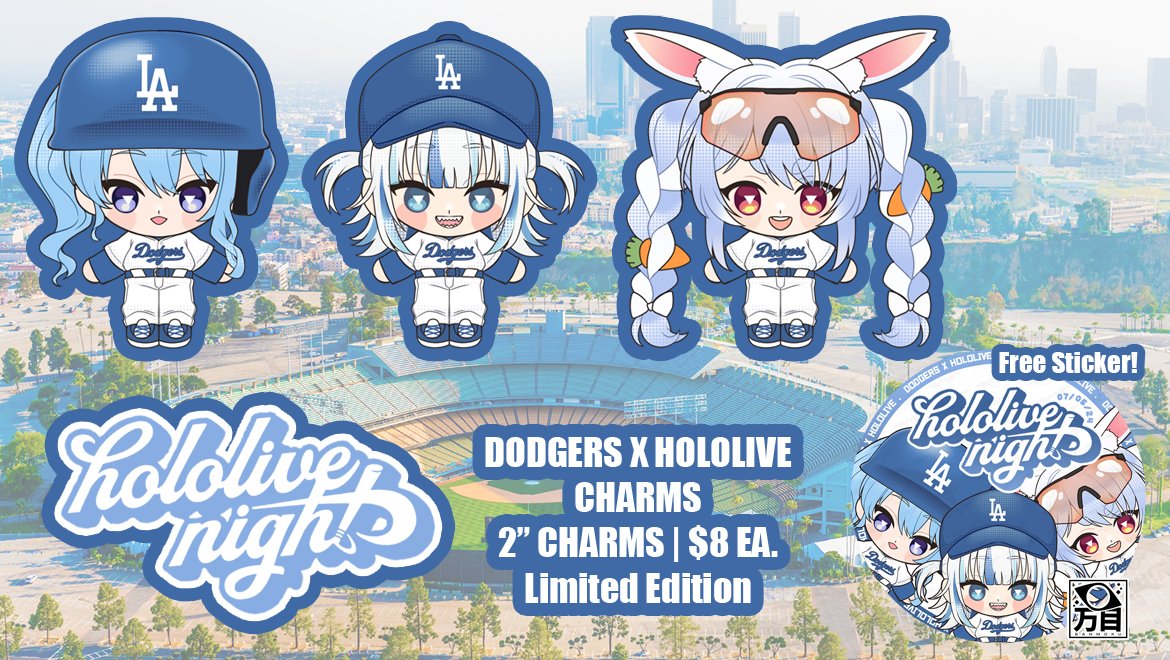 Banmoku's tweet image. What about the girls in Blue?
#hololiveDodgers