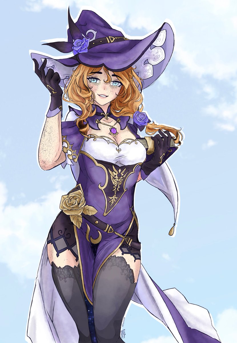 edgy_official's tweet photo. I drew myself as a certain cosplay I might have bought...
I just hope it suits me when it arrives
#genshinimpact #genshinlisa #eldottore #cosplay #genshincosplay #artist https://t.co/IGq29v6tdr