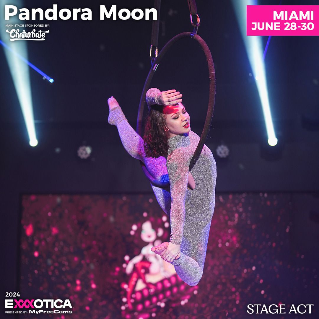 EXXXOTICA's tweet photo. Featured Post: Stage Act: Pandora Moon Feature Performance https://t.co/fVdiy6TVMw 

#Aerial #Chaturbate #FeaturePerformance #MainStage #MiamiFL https://t.co/Umyr7ce5dP