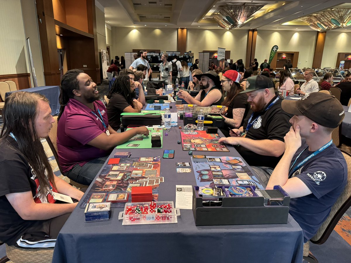 DanielSorcery's tweet photo. Wow!! What can I saw other than THANK YOU!! This weekend was everything. Huge shout outs to @MTGNerdGirl @CoolStuffInc and ask the staff, judges, other creators and players for making it amazing! π»To making new friends and hanging out with some real ones! #commandfestatlanta https://t.co/sjeyF4xRih