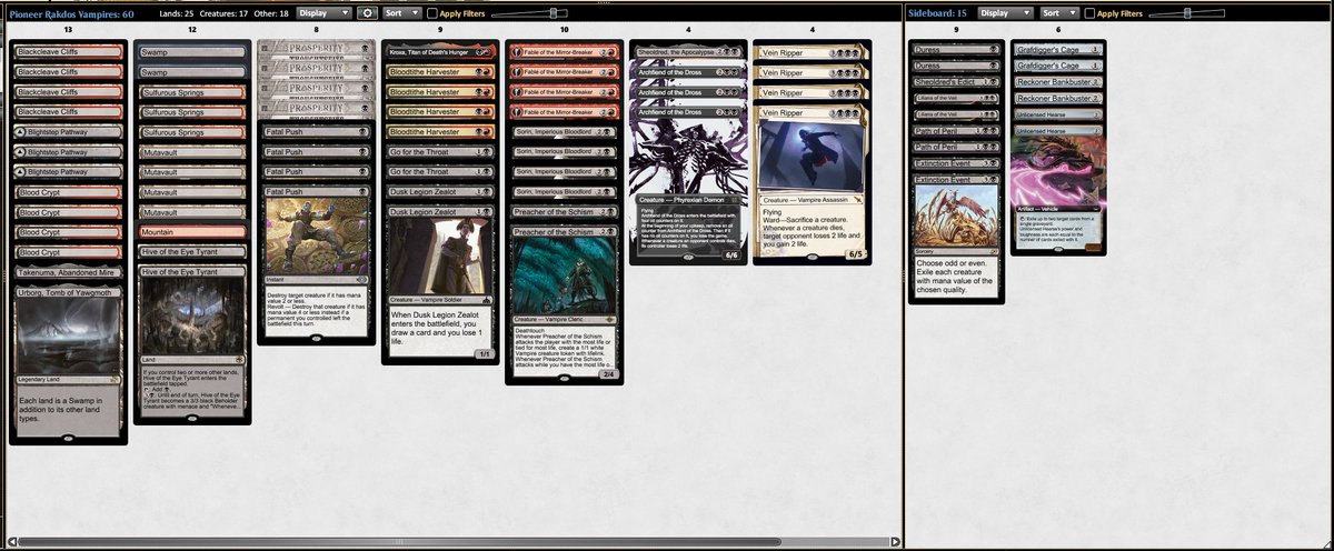 Patriones's tweet photo. Qualified for DC and then split the Pioneer Challenge with @Ale_Mtg_02 with the same 75 this weekend! https://t.co/8OEIt5oMc5