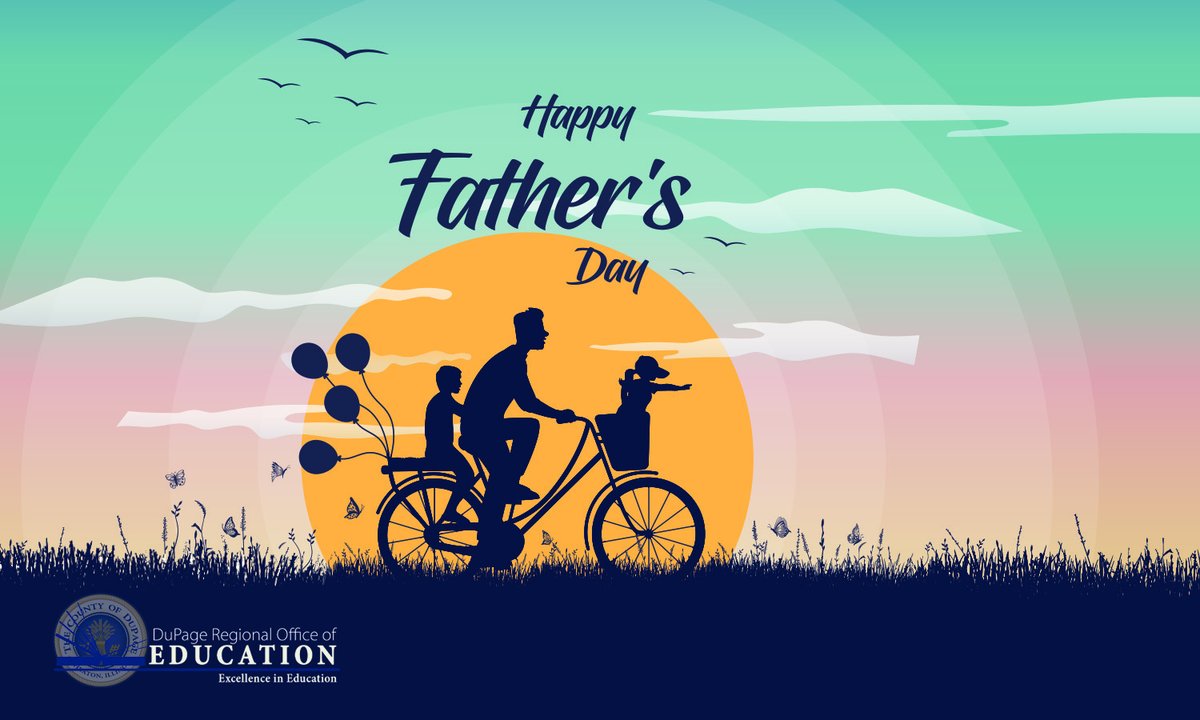 DuPageROE's tweet image. From all of us at the DuPage ROE, a very happy Father's Day to all the men who compassionately care for our county's most valuable asset: our children.
#DuPageEducationMatters #FathersMatter
