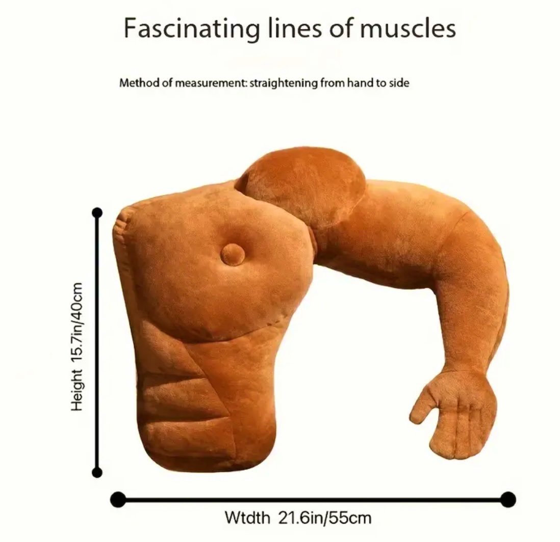MelanieMoonlite's tweet photo. When you only want half a man
and not the whole package…
#Funny #Humor #Pillow #Pillows #Haha #Muscles #MuscleMan #FunnyStuff #LOL #FunnyThings #Random #RandomStuff
CC: @rj_dreamer @Oddwhims @SpookyScorpio79 @Bryandini @TimMcCue3 @erincheshirecat https://t.co/tzYtmXYrjC