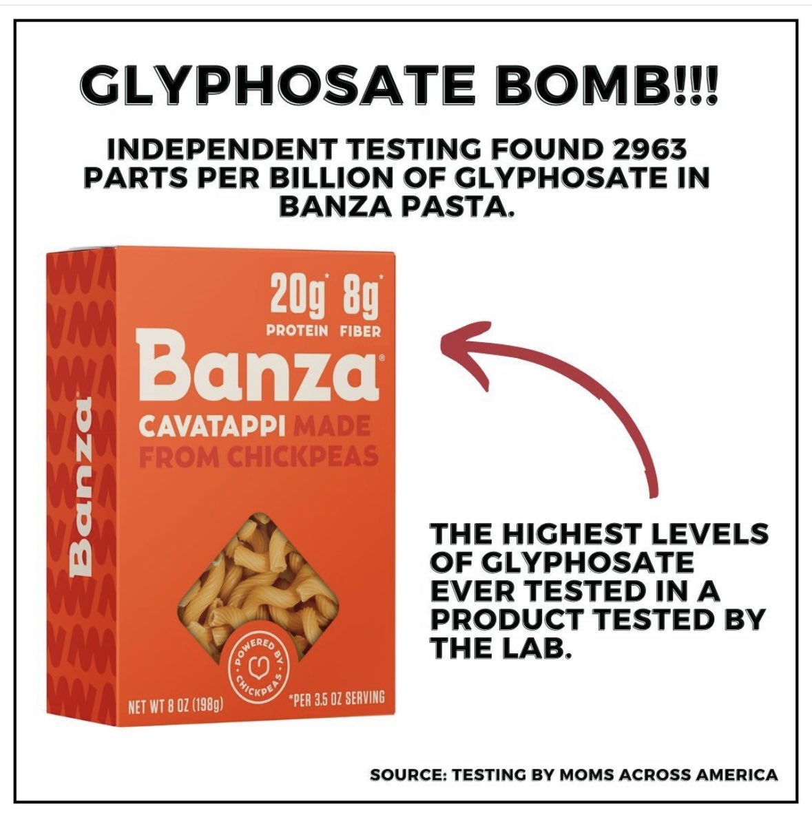 FLDifferentRoad's tweet image. Used to be one of our favorite, go-to pastas. Not anymore! 😳

Love these independent 3rd party companies that work hard to expose the truth!

Thank you! @yesmaam74 

#glyphosate #exposingthetruth #eathealthy #toxinfree #justsaynotobayer