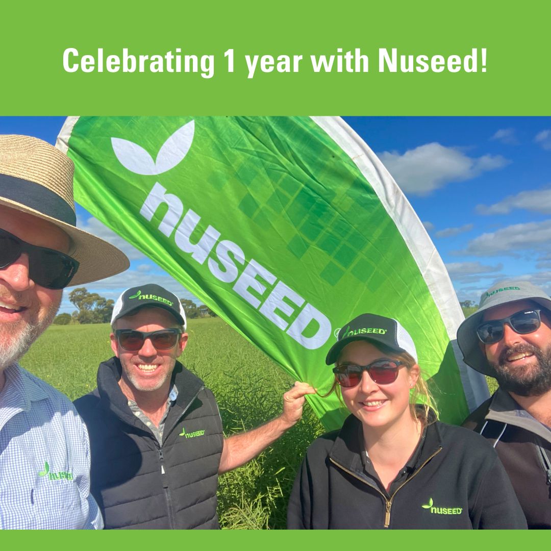 NufarmSeedsAU's tweet image. 🎉Congratulations Hugh Trenorden #Nuseed RSM West for 1 year with #Nuseed!

"The most rewarding part is collaborating with a dedicated team at Nuseed to deliver essential products and information to an industry filled with wonderful people."

#ValueBeyondYield #Canola