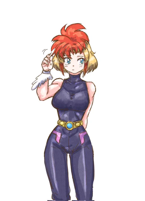 あとこれは今朝なんとなく描いた負けヒロイン #タルト #エトレンジャー 