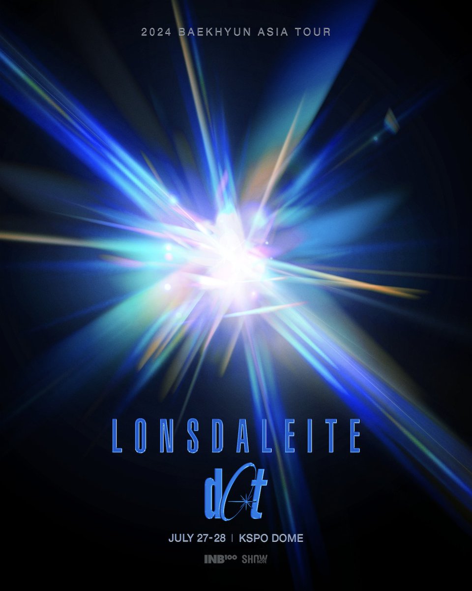 ✨ 2024 BAEKHYUN ASIA TOUR 'Lonsdaleite [dot]'
📍 7/27(토) - 28(일) l KSPO DOME

다이아몬드보다 더 단단한 매력과 신뢰를 선물할게요💎

🎫 kko.to/XA7o5IU19S
🍈 6/18(화) 8PM 선예매 l 6/21(금) 일반예매

#백현 #Baekhyun
<a href="/BAEKHYUN_INB100/">BAEKHYUN_official</a>