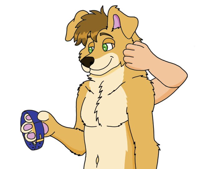 Preview of a bigger piece. I’ll give you a hint, that collar isn’t for him 🤭 One down, two to go!