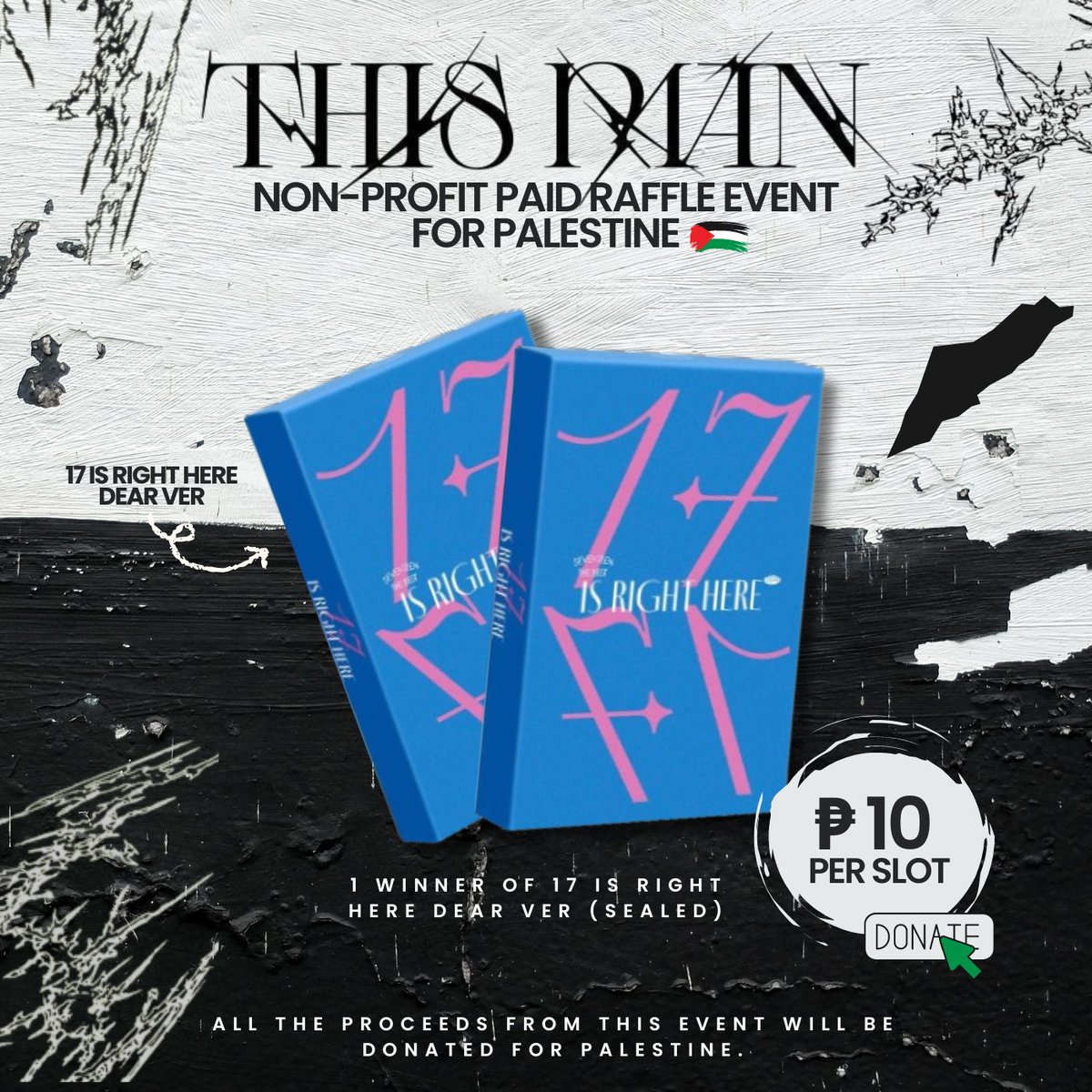 densvtcart's tweet photo. [reposted help RT]
THIS MAN ALBUM FOR ₱10!
PH CARATS NON-PROFIT PAID RAFFLE EVENT FOR PALESTINE 🇵🇸

— ₱10 = 1 raffle ticket. 
— READ THE INSTRUCTION BEFORE JOINING. 
— OPEN until 4:30 PM

Entry form: https://t.co/J9zEw9rcZS
Transparency tracker: https://t.co/udwJE4IgQs https://t.co/MJJLCSaR6H