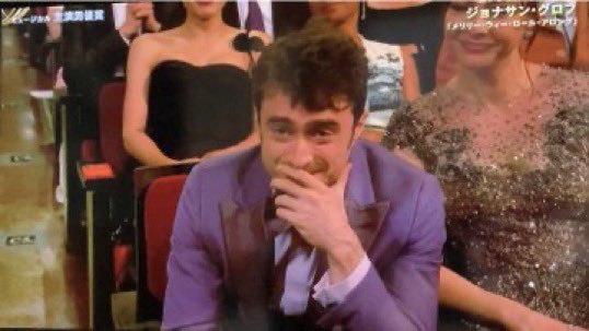 feytastiic's tweet image. Daniel Radcliffe and Jonathan Groff cry happy tears for each other... this will be the end of me
