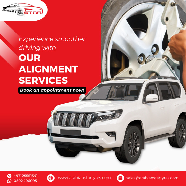 TyreArabian's tweet image. Say goodbye to steering struggles! Arabian Star Tyres' alignment services ensure precision and stability on the road. Book now for a driving experience that's smooth as silk. 🛠️🚗 

Visit arabianstartyres.com

#arabianstartyres #alignmentservice #wheelalignmentservice
