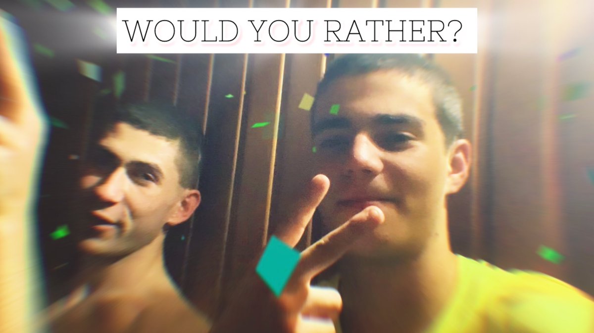 AugieMurphy2000's tweet photo. Go watch my new Would you rather video. Did it in the sauna 😂 
https://t.co/PcGJvXilZ1

#wouldyourather #youtube https://t.co/ouB0hUMt9y