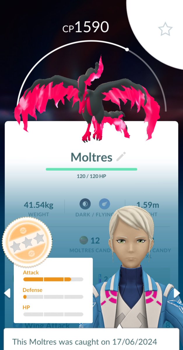 Prince_Piplup's tweet photo. Finally, 🤩

My first Galarian bird 🦅

(bad IV though 😭)

#PokemonGo
#PokemonGoApp https://t.co/Sf2tRXzjO8