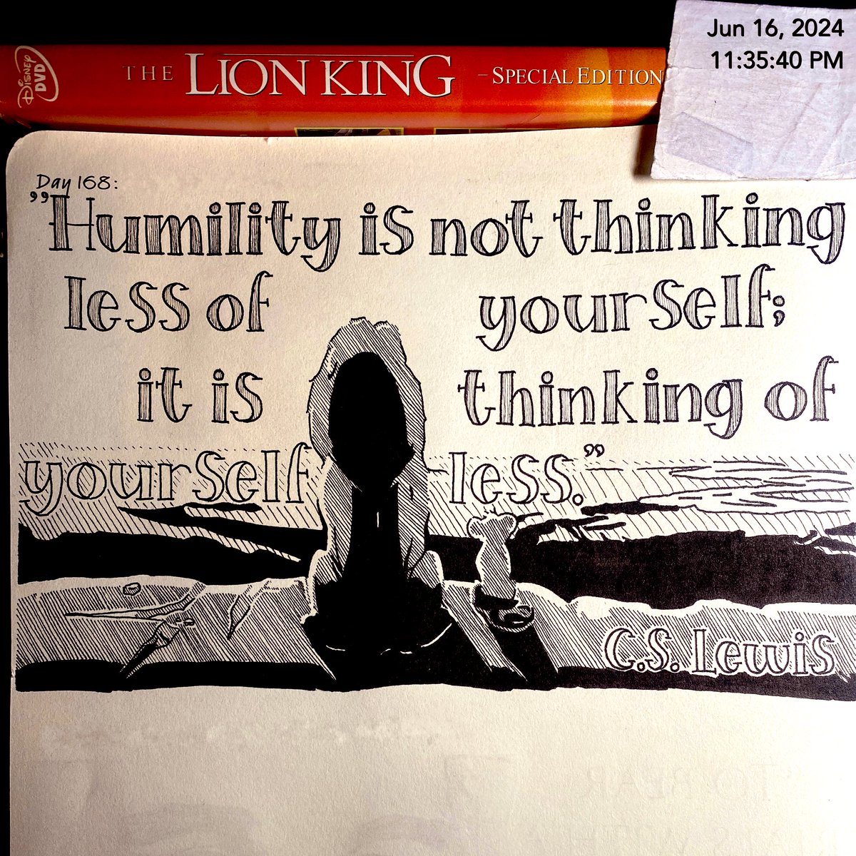 TheArtfulDM's tweet photo. Mufasa knows.
Happy Fathers Day, all you fathers out there.
#Motivate365 #CSLewisSunday #CSLewis #TheLionKing https://t.co/PnmKu8aqKq