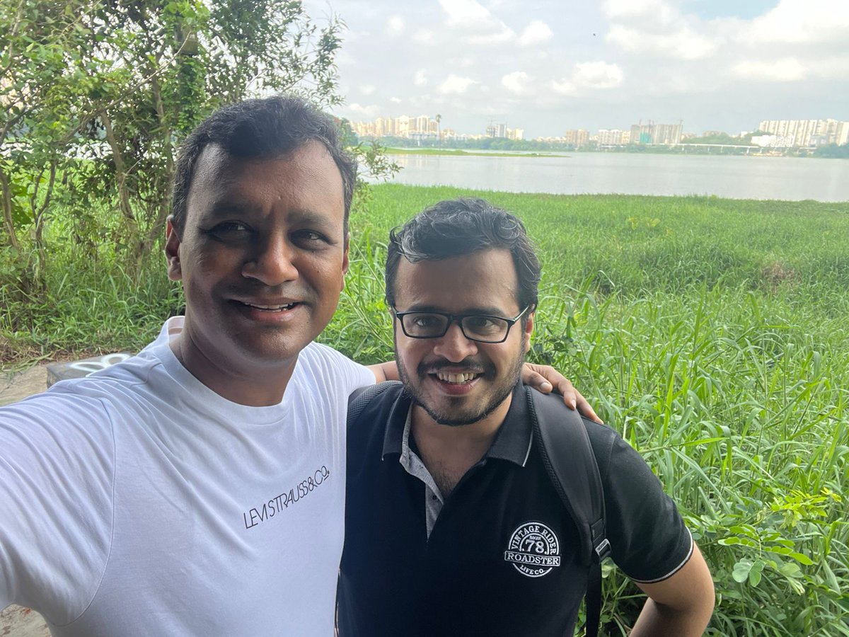 jindalmukesh1's tweet photo. Last Saturday, I embarked on a morning trek inside the breathtaking 500-acre campus of IIT Bombay alongside Professor Piyush Pandey.

Professor Pandey’s expertise lies in Financial Econometrics and Equity Research. His groundbreaking work in High Frequency Trading (HFT) has caught the attention of top hedge funds worldwide.

Our discussions spanned Factor Investing, Machine Learning, and the impact of AI on investments. Notably, Professor Pandey emphasized two potent factors in the Indian equity market:

1) Size Factor: Smaller companies (small-cap stocks) often outperform larger ones (large-cap stocks) over the long term. Size matters!

2) Momentum Factor: Riding the momentum wave—investing in stocks that have recently performed well—can yield impressive returns. Keep an eye on those upward trends! 

Trekking and learning—what a delightful combination! It’s a fantastic way to nurture both body and mind.