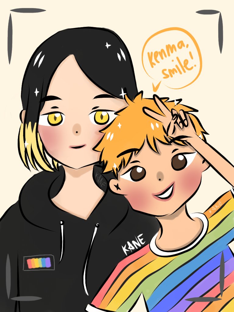 sugawrkane's tweet photo. happy pride month from kenhina! 🏳️‍🌈🫶

#研日 #เคนฮินะ #kenhina https://t.co/1SHObmIHDu