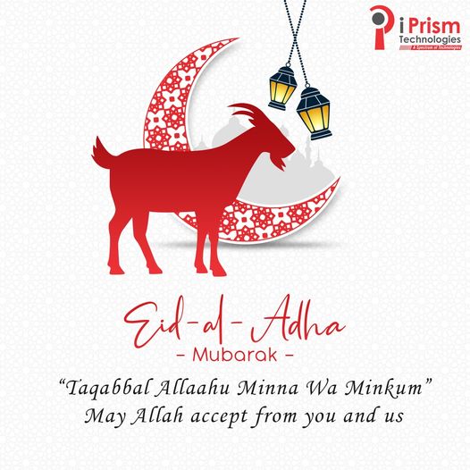 iprismtech's tweet image. iPrism Technologies wishes you all a Happy Eid al-Adha..!! May this festival of sacrifice,faith and purity abundant your life with joy and good health.

#iPrismTech  #appdevelopment #androidapp #iosapp #ecommerceappdevelopment #ecommerceappdevelopers #eidmubarak
