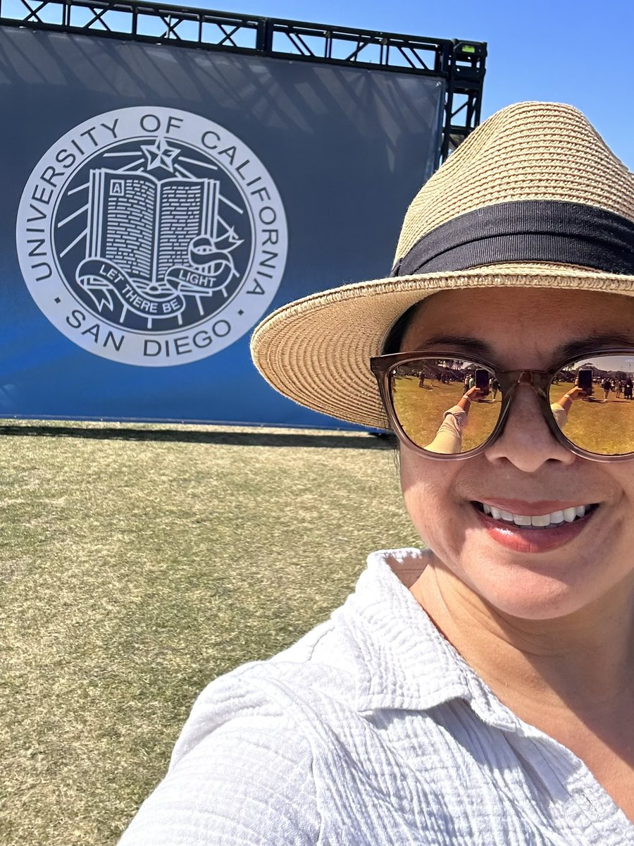 Obligatory selfie back at <a href="/UCSanDiego/">UC San Diego</a> campus (proud to be <a href="/UCSDalumni/">UC San Diego Alumni</a>!) for 2024 Commencement for my nephew. Congrats to all the new graduates!!! #ucsd #ucsdtritons