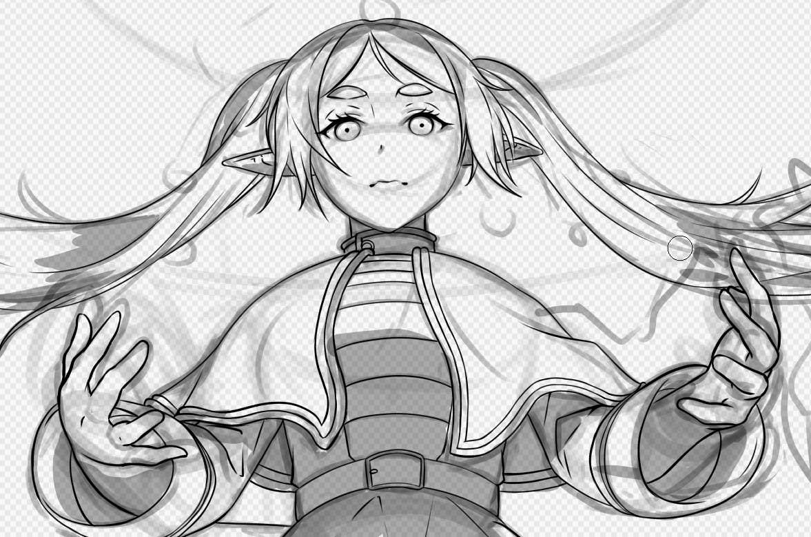 Neld_ian's tweet photo. Frieren #wip https://t.co/7ROfz73J8g