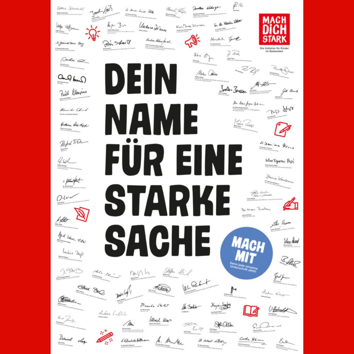 Auch als Einzelperson kannst du für MACH DICH STARK aktiv werden! Unterzeichne unseren Aufruf und setze mit deiner Unterschrift ein Zeichen gegen #Kinderarmut  und für #Chancengleichheit buff.ly/3WLfDiN