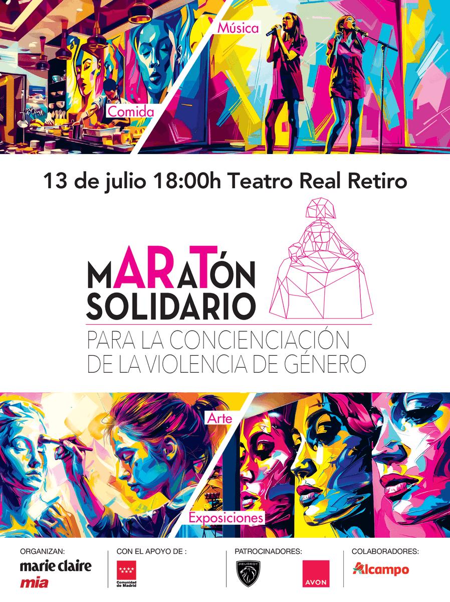 marieclaire_es's tweet photo. ¡Novedades de Art Maratón! Ya puedes descubrir las fundaciones con las que colabora este 2024 el acto benéfico contra la Violencia de Género
#CompraTuEntrada #ArtMaraton
https://t.co/bvFeiT1ZXm https://t.co/iB3fUwecJi