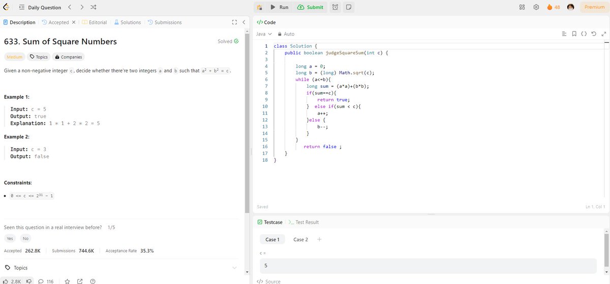 ranavishal0002's tweet photo. When you got Repeated Question in Daily Streak feel great and confident let's #conenct and #learn🈴
#100DaysOfHacking #leetcode #CodingJourney #coding #codinglife #programming #LearnInPublic #java #skills #Connections 📷check my GitHub & get more solutions https://t.co/JsCHjMhe1F https://t.co/9V94qbJHjK