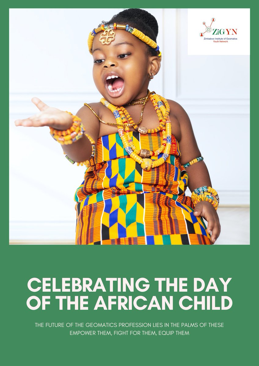 The <a href="/ZimGeoIns/">Zimbabwe Institute of Geomatics</a> Youth Network joins the rest of the world in commemorating the International Day of the African Child.

The future of the Geomatics Profession lies in the way we handle these young ones. Let's join hands in creating a future we will be proud of!

#ZIGYN