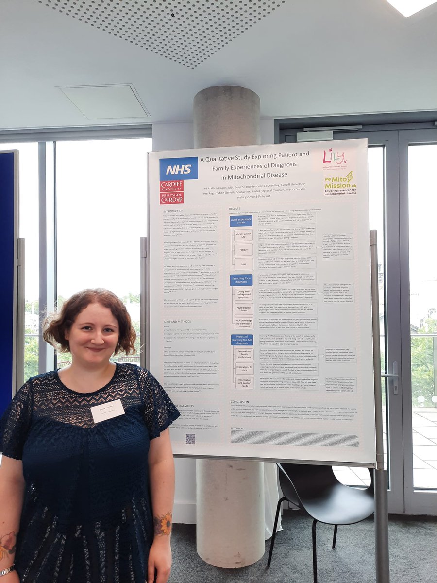 My sister is presenting her research poster at <a href="/theAGNC/">AGNC</a> conference today. Research into lived experience is so important to help us improve our care. Very proud!! 🥰