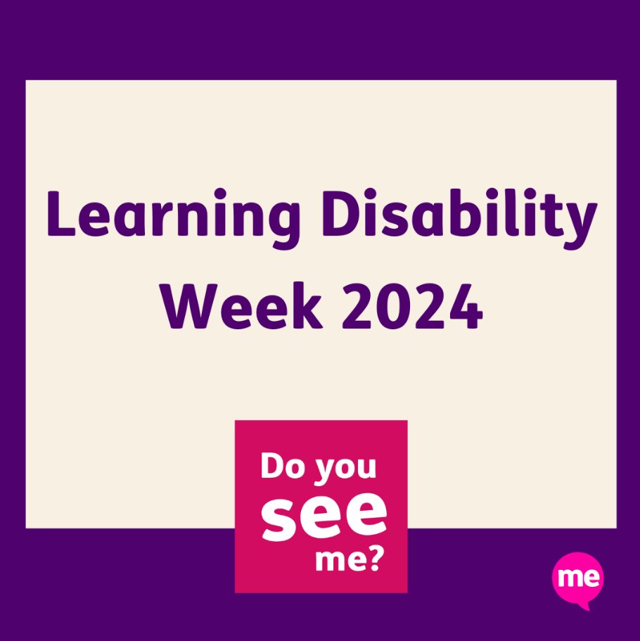 This week is #LearningDisabilityWeek, and this year's theme is "Do you see me?", about being seen, heard and valued.

Learn more: tinyurl.com/23dsm993 #LDWeek