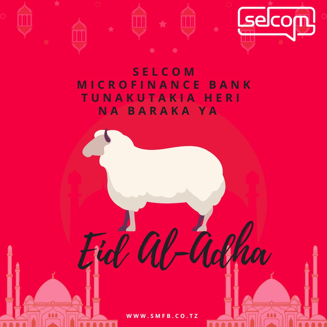 Our branches will be closed today to observe the Eid holiday celebrations. You can continue to access our services through our local agents SELCOM HUDUMA WAKALA, formerly AccessWakala, at Umoja Switch ATMs, or via mobile phone services. hashtag#EidMubarak hashtag#EidAladha