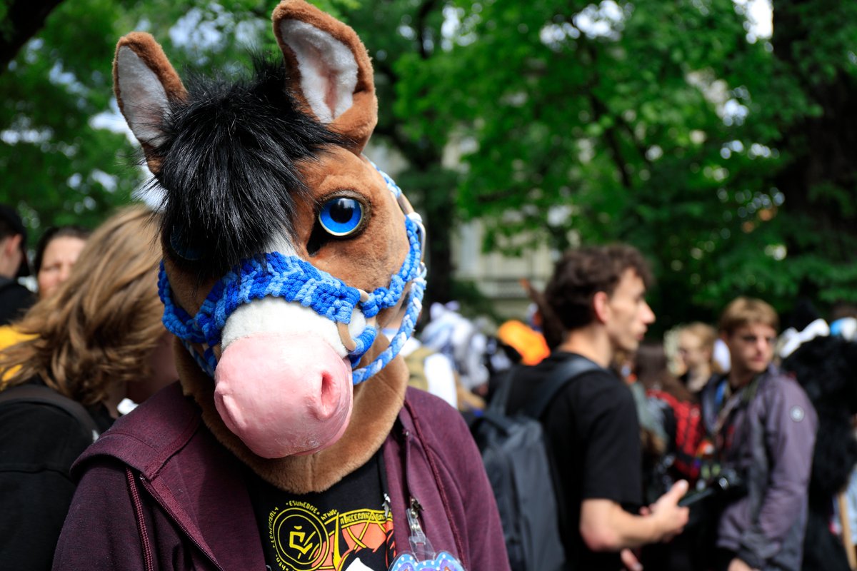 I believe you'll have a great weekend! &lt;3
Photo from Fursuitwalk Warsaw 2024
by Deroo