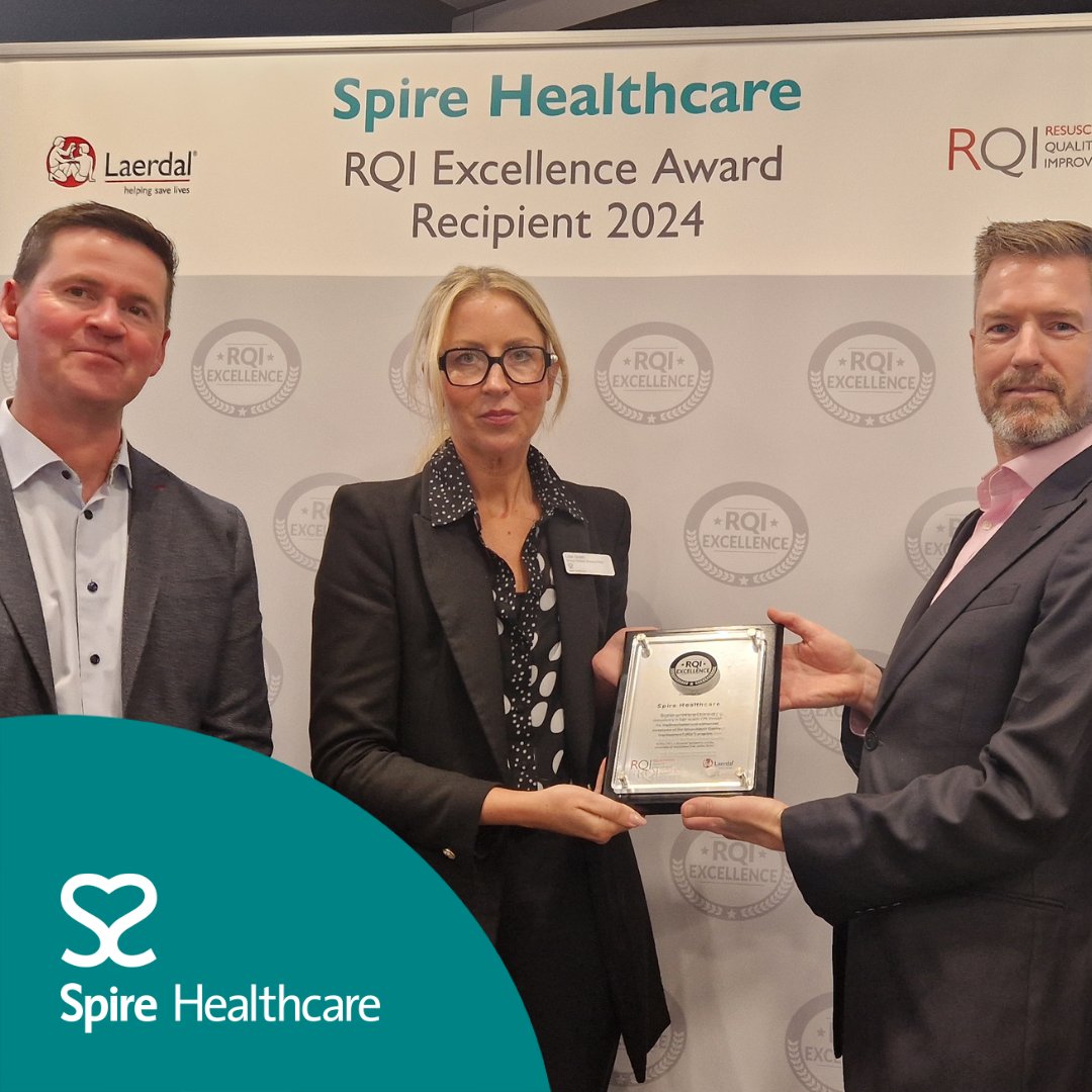 Spire Healthcare receives internationally recognised Resuscitation Quality Improvement Excellence Award, becoming the only UK and European healthcare provider – and one of only three organisations globally – to achieve such recognition

Read more ➡️ spkl.io/60144AVdm