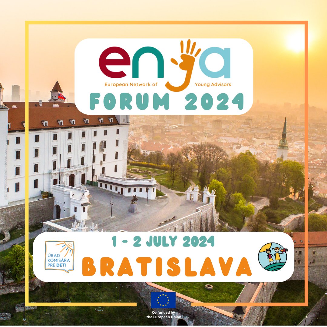 📅2 weeks until #ENYAForum2024!

📢Young People from 15 ENOC members will meet to discuss the rights of children in 𝗔𝗹𝘁𝗲𝗿𝗻𝗮𝘁𝗶𝘃𝗲 𝗰𝗮𝗿𝗲.

This year, ENOC members are focusing on how to ensure that every child receives the care, support and opportunities they deserve💬