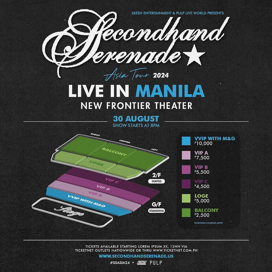 News5PH's tweet photo. HOLD YOUR BREATH BECAUSE THEYโRE COMING!
Bibisita sa Pilipinas ang America rock band na #SecondSerenade bilang bahagi ng kanilang Asian Tour na gaganapin sa New Frontier Theater sa August 30.
Magsisimula ang ticket selling sa June 29. #News5
๐ธ: Skesh Entertainment https://t.co/94QFuRyMHk