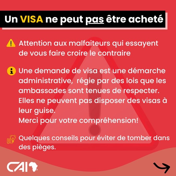 Amb_Ger_MDG_MUS's tweet photo. 🛫En route pour 🇩🇪&amp; besoin d'un visa?🚨Rappel: un visa ne s'achète pas!🙅‍♀️
🔹vous ne payez qu'une fois et rien que les frais de traitement du visa, au guichet de l'ambassade
🔹Les infos, formulaires &amp; rendez-vous à l'ambassade sont gratuits
On vous guide pr éviter les pièges⤵️ https://t.co/udTexF0IPr