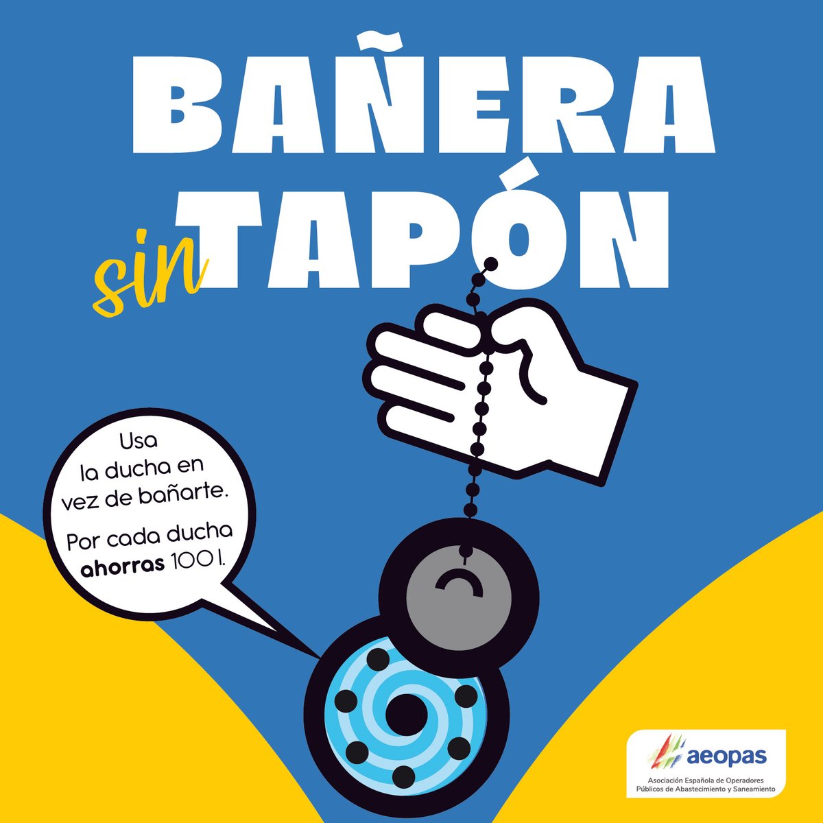 🌍💧 En el Día Mundial de la Lucha contra la Desertificación y la Sequía, AEOPAS apoya lanza campañas de ahorro de agua en establecimientos turísticos. Pedimos a hoteles y apartamentos retirar los tapones de las bañeras para concienciar sobre la sequía. 🌞💦 #United4Land