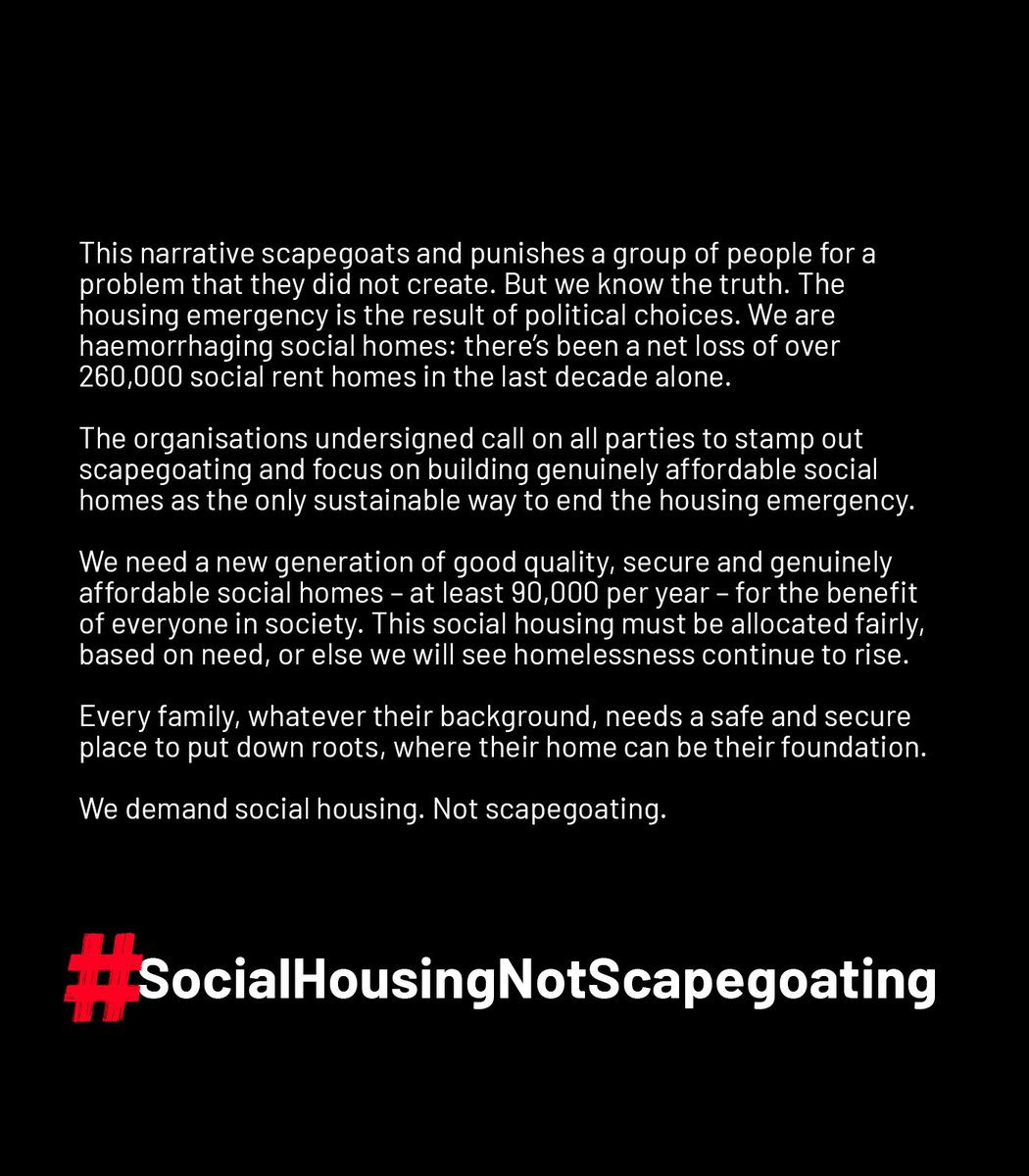 Coffee Afrik CIC - liberation, healing, abolition. (@coffeeafrique) on Twitter photo There is one clear cause of the housing emergency: the failure to build enough genuinely affordable social rented homes.
That's why we've joined <a href="/Shelter/">Shelter</a> and 41 other organisations to demand #SocialHousingNotScapegoating.
Read the letter below.
<a href="/Kwajotweneboa/">KWAJO- Social Issues Campaigner</a>
<a href="/insidehousing/">Inside Housing</a> There is one clear cause of the housing emergency: the failure to build enough genuinely affordable social rented homes.
That's why we've joined <a href="/Shelter/">Shelter</a> and 41 other organisations to demand #SocialHousingNotScapegoating.
Read the letter below.
<a href="/Kwajotweneboa/">KWAJO- Social Issues Campaigner</a>
<a href="/insidehousing/">Inside Housing</a>