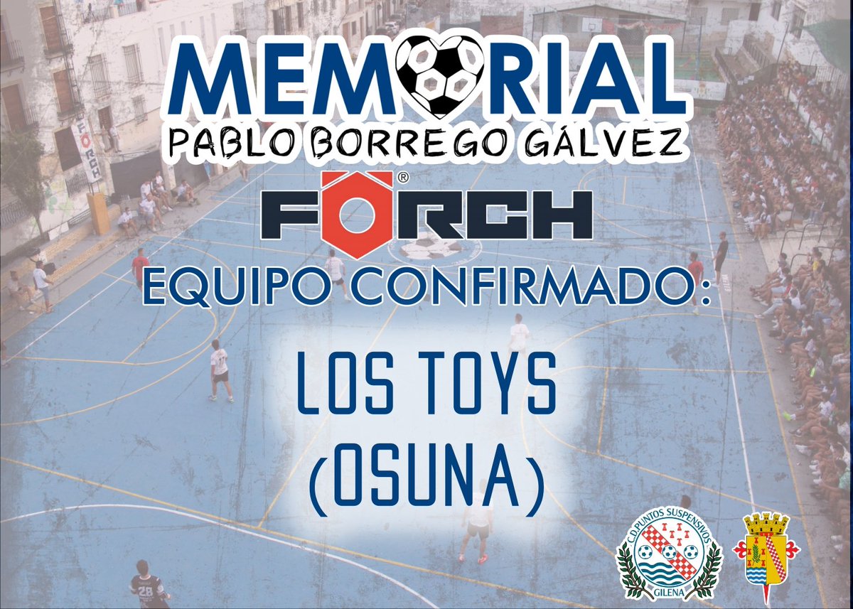 memorialpuntos's tweet photo. 💙Memorial Senior 24💙

Comenzamos a presentar a los equipos que participarán en esta edición en busca del título. 

El primer equipo viene desde la localidad de Osuna  bajo el nombre de los Toys. 

Equipo de debuta en nuestro torneo, bienvenidos a Gilena

Aún nos quedan 5 plazas https://t.co/2zsy0mzRCh