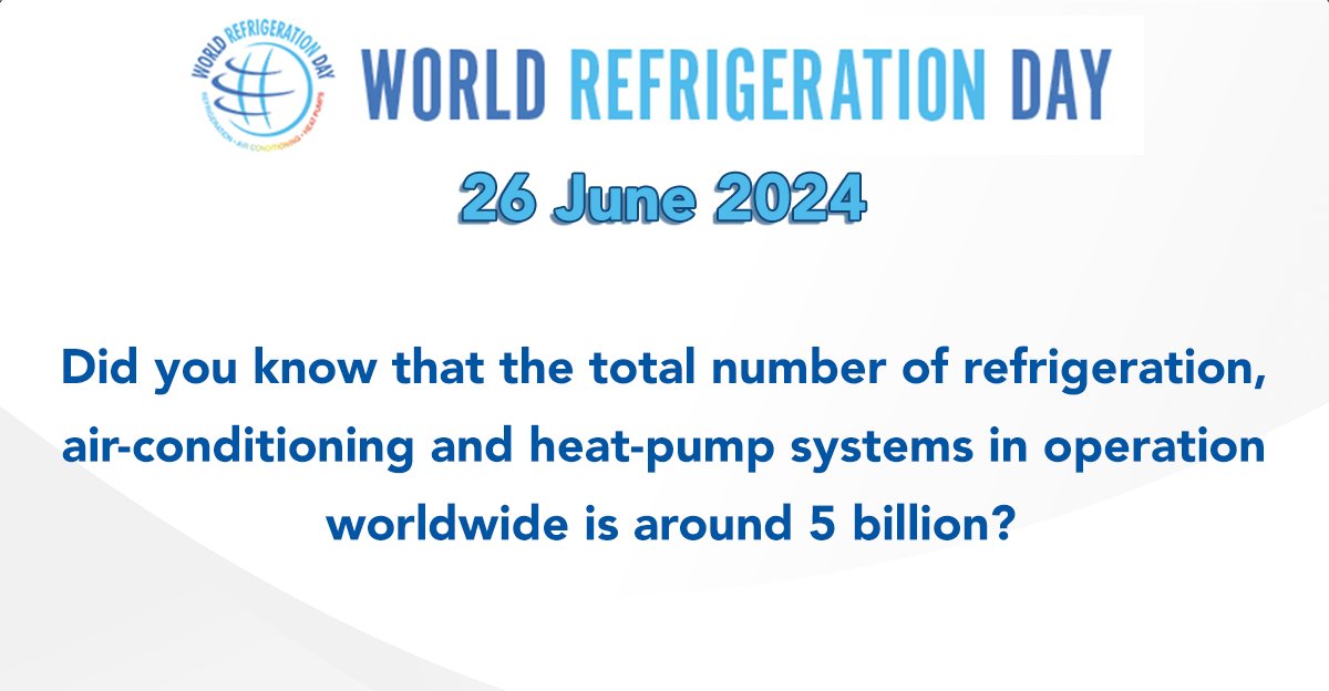FETA (@fetanews) on Twitter photo Refrigeration, air-conditioning & heat-pump systems provide the conditions we require for health, comfort, worker productivity, manufacturing, and essential environments for food, pharmaceuticals, & digital data. Join us to raise awareness of <a href="/WorldRefDay/">World Refrigeration Day</a> on 26 June! #WREFD24 Refrigeration, air-conditioning & heat-pump systems provide the conditions we require for health, comfort, worker productivity, manufacturing, and essential environments for food, pharmaceuticals, & digital data. Join us to raise awareness of <a href="/WorldRefDay/">World Refrigeration Day</a> on 26 June! #WREFD24