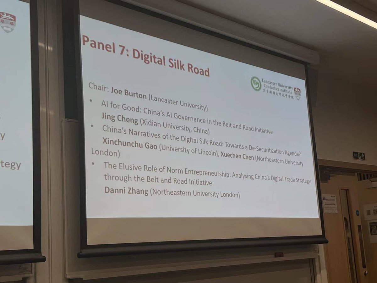 A great pleasure to have attended the 4th Belt and Road Initiative Interdisciplinary Conference at Lancaster University. <a href="/irischenxc1/">Xuechen Chen</a> We presented our ongoing research on China’s digital governance.