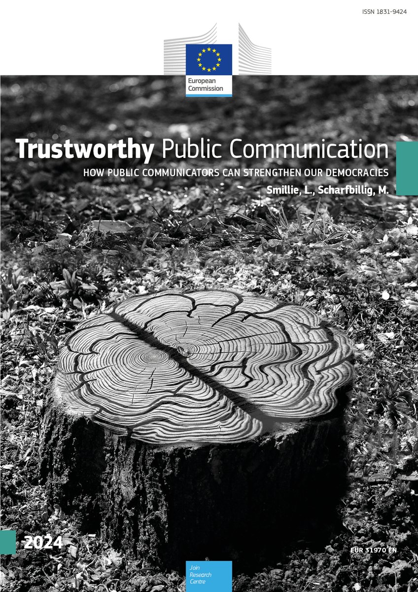 Trust in public institutions &amp; governments is in decline globally. Our communication with citizens needs to change.

Here are 10 recommendations on doing just that 👇

Evidence-based insights for building trustworthy public communications: europa.eu/!7Tp6mR
#Science4Policy