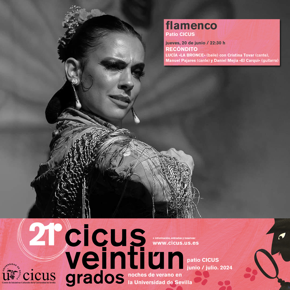unisevilla's tweet image. 🌚 Semana muy flamenca en el patio del @CICUS_  con el ciclo #21Grados

🎫Últimas entradas: cicus.us.es/flamenco21grad…  | #flamenco
