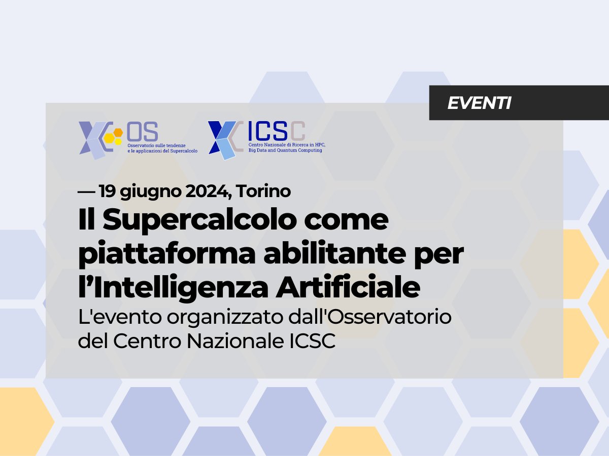 piemonteinnova's tweet image. 📅 Domani pomeriggio, partecipa all&apos;evento &quot;Il #Supercacolo come piattaforma abilitante per l&apos;#IntelligenzaArtificiale&quot; patrocinato da #PiemonteInnova.  Fra gli speaker, il nostro Presidente #MassimilianoCipolletta.
Dettagli e programma➡️bit.ly/3XqMlGB
#EnablingTheFuture