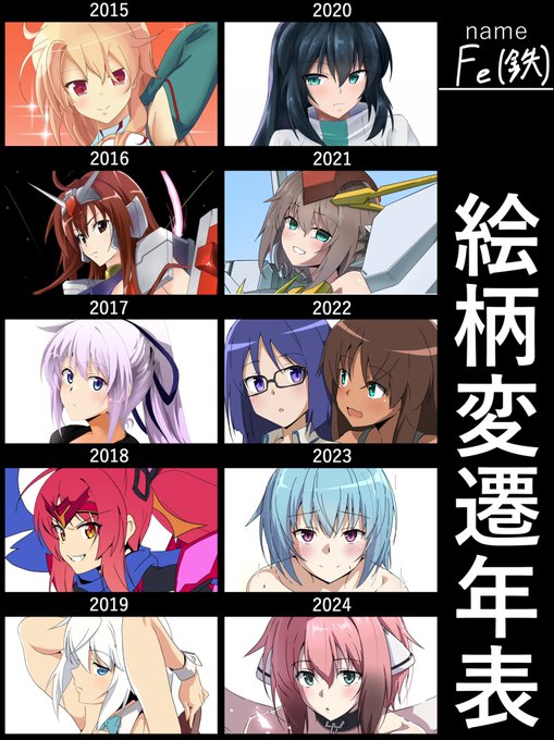 うまくなってるような気はするけど、昔の方が時間かけて丁寧に描いてたな… 