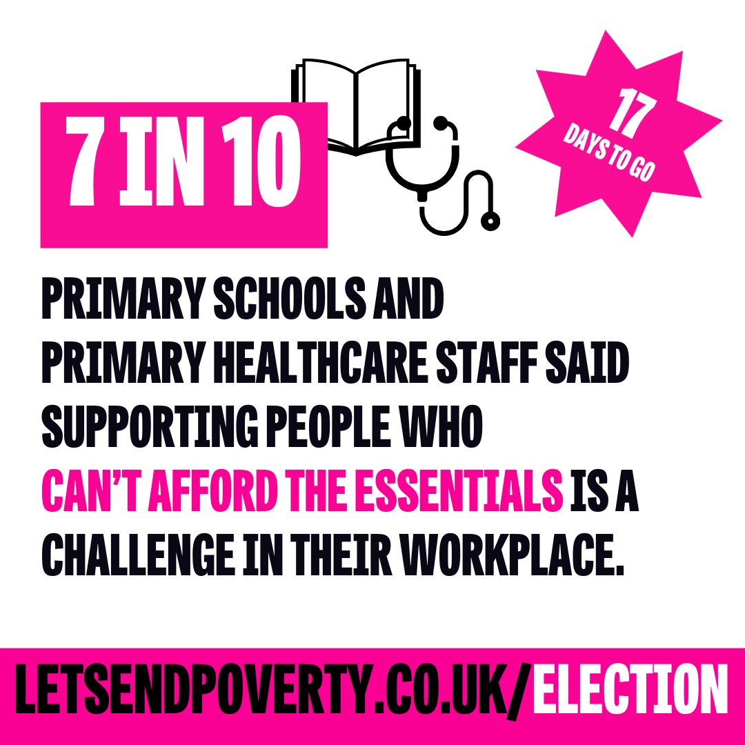 With 17 days to go until the #GeneralElection, a new report from <a href="/jrf_uk/">Joseph Rowntree Foundation</a> shows the impact of deepening poverty on public services.  Leaders need to tell us the urgent action they will take to tackle poverty. Read the full report here: jrf.org.uk/deep-poverty-a… #LetsEndPoverty