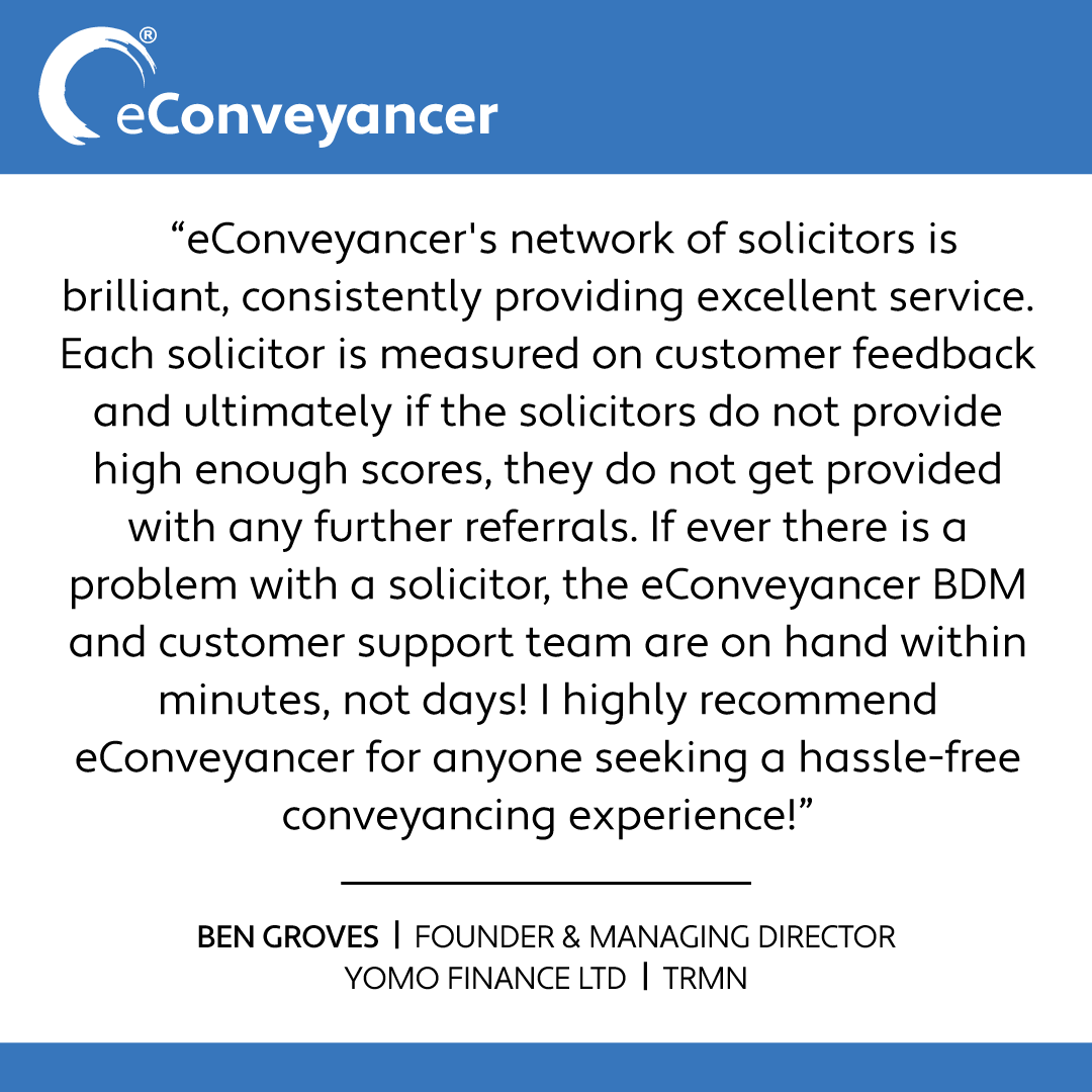We're delighted with the amazing testimonial we've received on our newly enhanced platform since its launch. We hope you're finding the efficiency-boosting features beneficial! #eConveyancer #Conveyancer #Conveyancers #MortgageBrokers #Brokers