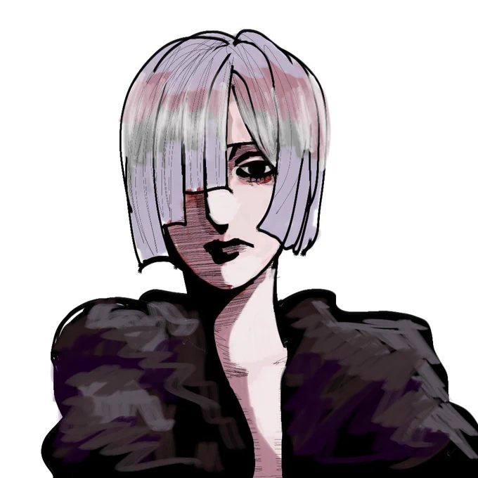 久しぶりの指描き 